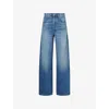 Citizen Of Humanity Womens Chaya Citizens Of Humanity X Argent Ayla Baggy Wide-leg High-rise Denim Jeans
