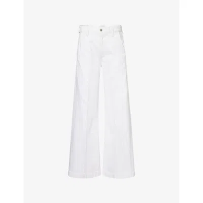 Citizens Of Humanity Womens Crescent  X Argent Beverly Bootcut-leg Mid-rise Jeans