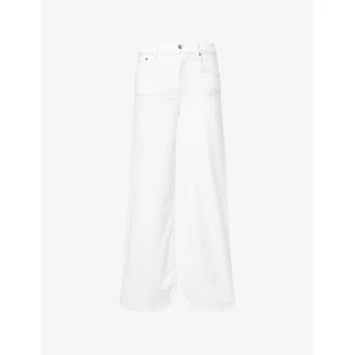 Citizens Of Humanity Womens  Lyra Wide-leg Cropped Denim Jeans
