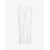 Citizens Of Humanity Womens Palma Straight-leg Denim Jeans Soft White
