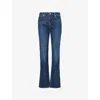 Citizen Of Humanity Vidia Mid-rise Bootcut Jeans In Sutherland (dk Indigo)