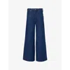 Citizens Of Humanity Womens  Beverly Slouch Mid-rise Bootcut-leg Denim Jeans In Unveil (dk Ind)