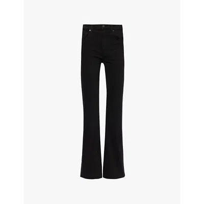 Citizens Of Humanity Womens  Zurie Flare-leg Denim-blend Jeans In Wanderlust (dk Indigo)
