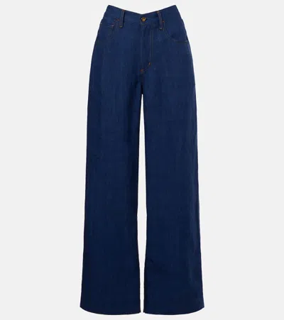 Citizens Of Humanity X Argent Ayla Mid-rise Wide-leg Jeans