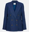Citizen Of Humanity X Argent Chelsea Linen Denim Blazer