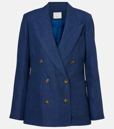 Citizens Of Humanity X Argent Chelsea Linen Denim Blazer