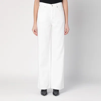 Citizens Of Humanity Yellow Ochre Trouser Skirt In White