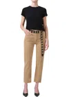 Citizen Of Humanity Zurie Ankle Corduroy Jeans In Champagne In White