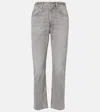 Citizen Of Humanity Zurie Ankle Mid-rise Skinny Jeans In Grey