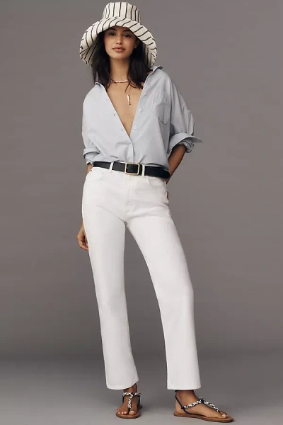 Citizens Of Humanity Zurie High-rise Ankle Straight-leg Jeans In White