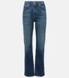 Citizens Of Humanity Zurie Mid-rise Straight Jeans In Blue