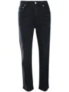 Citizen Of Humanity Zurie Tapered Jeans In Black
