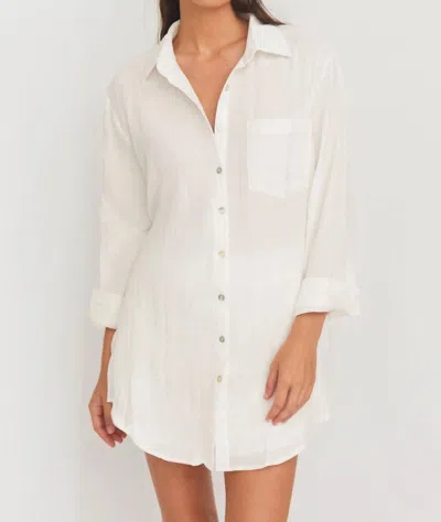 Citrine Hampton Shirt In White