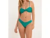 Citrine Lila Bikini Bottom In Emerald Reflections In Multi