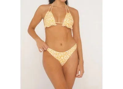 Citrine Piper Bottom Mango Mini Floral In Mango Floral In Beige