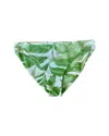 Citrine Raglan Bottom In Tropical Dream In Green