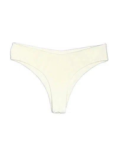 Pre-owned Citrine Swimsuit Bottoms In Ivory