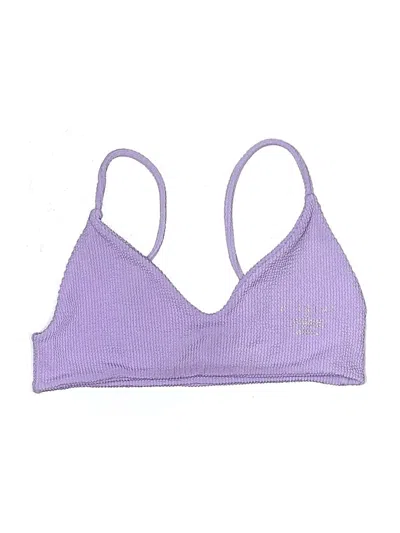 Pre-owned Citrine Swimsuit Top Purple Swimwear