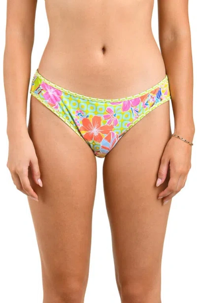 Citrus Across The Universe Print Hipster Bikini Bottoms In Multi