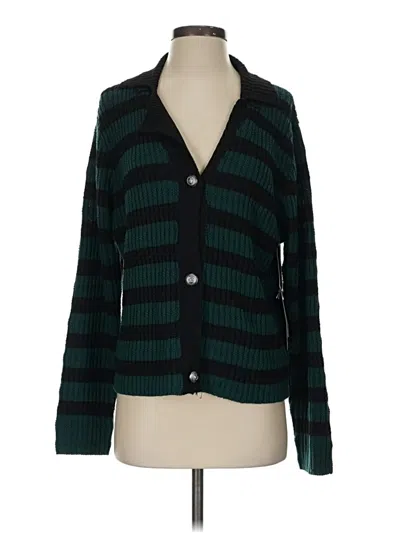 Citrus Cardigan Sweater In Green