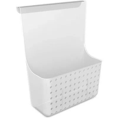 Citrus Over-the-door Cabinet Organizer – Ventilated Storage Bin For Foil In White