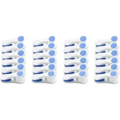 Citrus Soft Touch Clothespins, Set Of 24 Non-slip Laundry Clips For Secure Clothes Drying In Multi