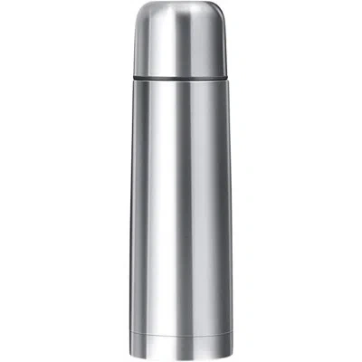 Citrus Stainless Steel Insulated Thermal Bottle With Cup Double Walled Flask Vacuum Insulated Tumbler Water In Silver