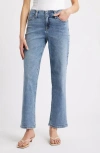 City Blues Bandless Straight Leg Jeans In Purple