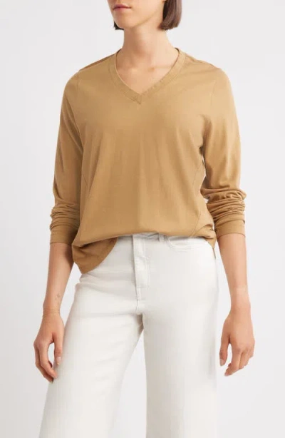 City Blues Beth Long Sleeve T-shirt In Brown