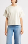City Blues Brie Boxy Short Sleeve Sweatshirt In Multi