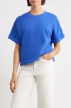City Blues Brie Boxy Short Sleeve Sweatshirt In Multi