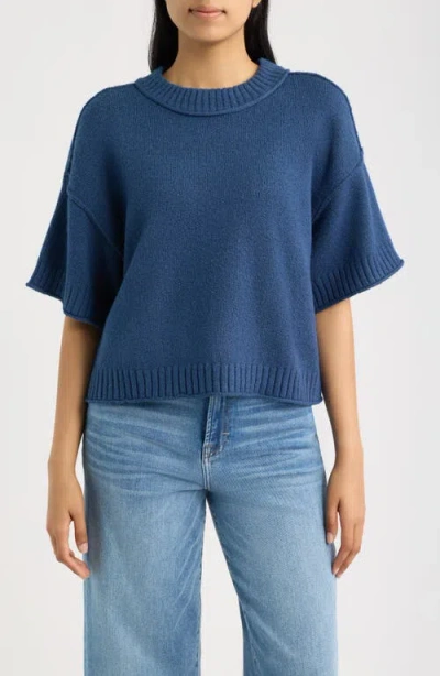 City Blues Broome Crop Short Sleeve Sweater