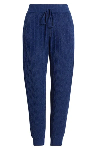 City Blues Cable Knit Sweater Joggers