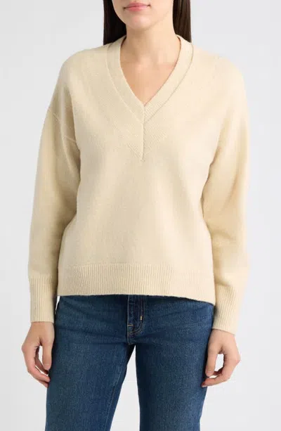 City Blues Cite' Long Sleeve Sweater In Neutral