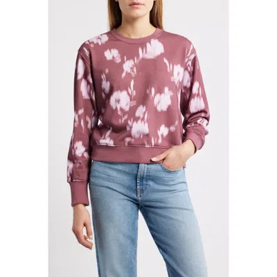 City Blues Classic Print Sweatshirt In Brown