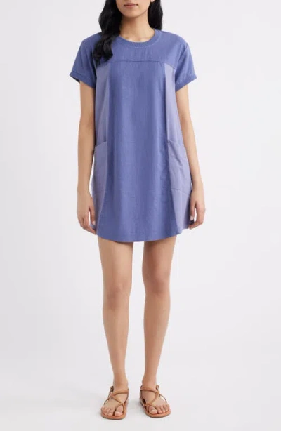 City Blues Crewneck Minidress
