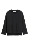 City Blues Detailed Sleeve Sweatshirt In Black