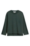 City Blues Detailed Sleeve Sweatshirt In Green
