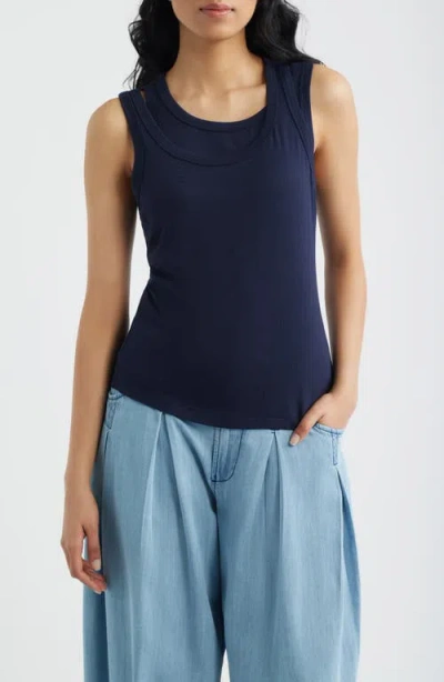 City Blues Layered Look Tank