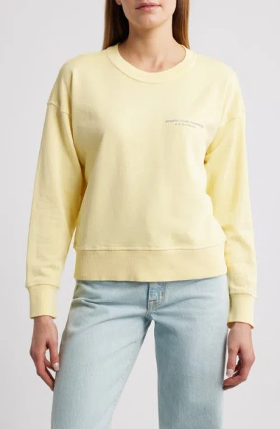 City Blues Logo Graphic Sweatshirt In Yellow