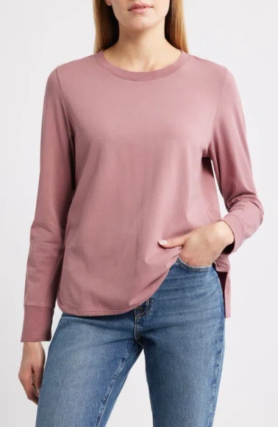 City Blues Long Sleeve Graphic T-shirt In Pink