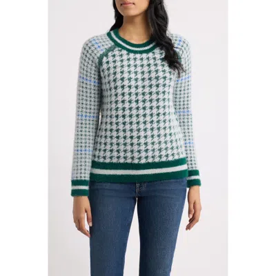 City Blues Raglan Sleeve Sweater In Gray