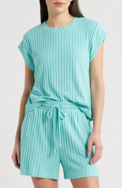 City Blues Rib Knit Top In Multi