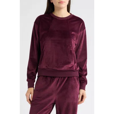 City Blues Seamed Crewneck Sweatshirt In Brown