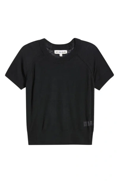 City Blues Short Sleeve Knit Shirt In Black