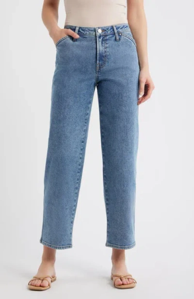City Blues Slant Pocket Ankle Straight Leg Jeans