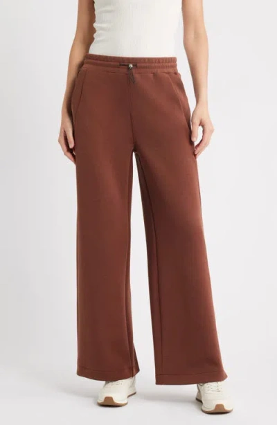 City Blues Toggle Waist Athletic Pants In Brown