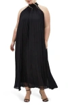 City Chic Aida Sleeveless Maxi Dress In Black