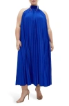City Chic Aida Sleeveless Maxi Dress In Cobalt