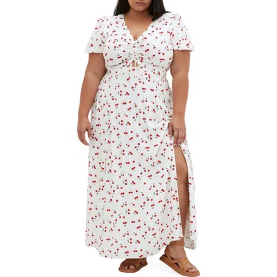 City Chic Aliya Print Maxi Dress